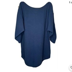 Soft Surroundings Womens Gauze Open Arm Blouse XS